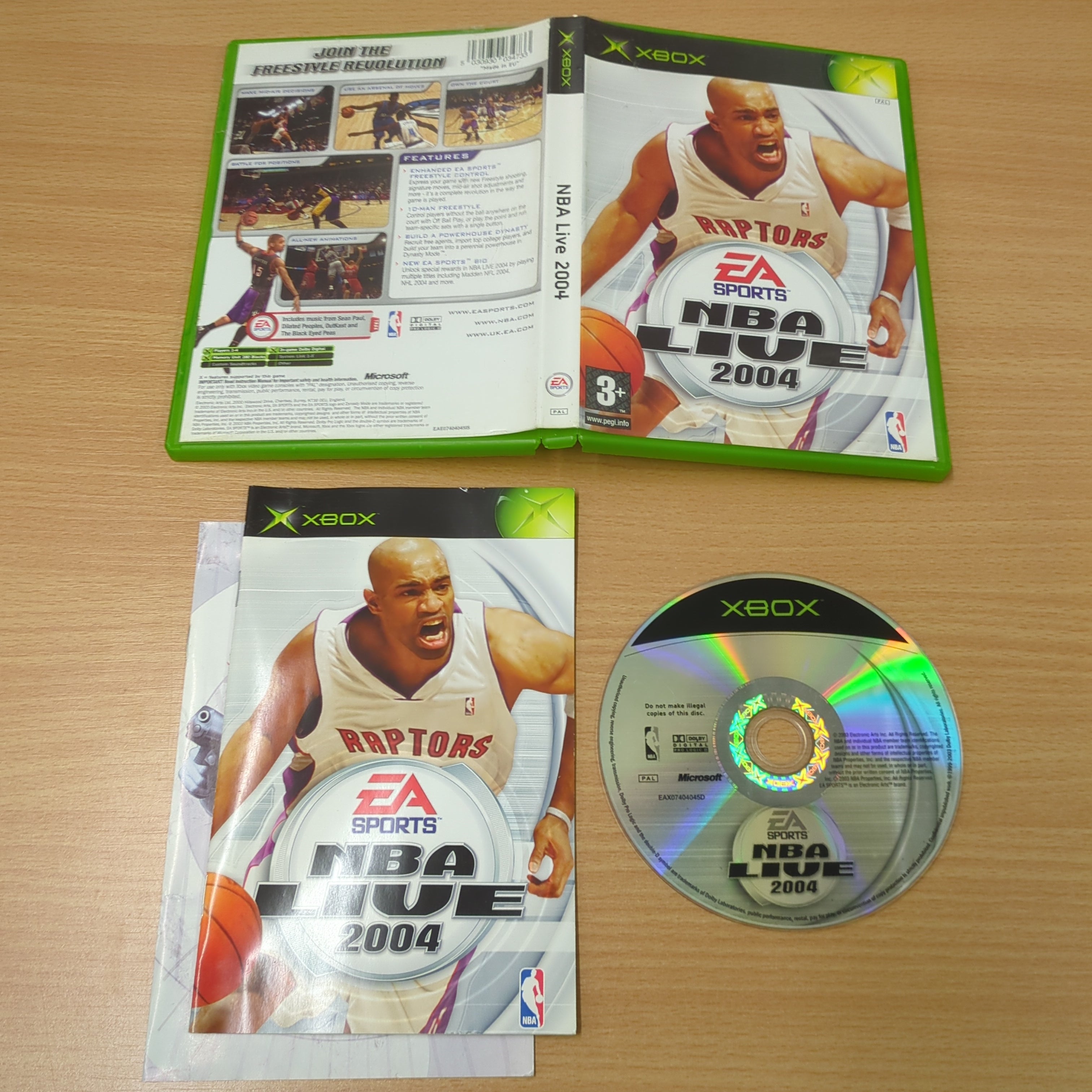 NBA Live 2004 original Xbox game NBA Live 2004 original Xbox game